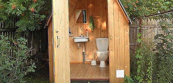 Туалет для дач - выгребная яма без запаха